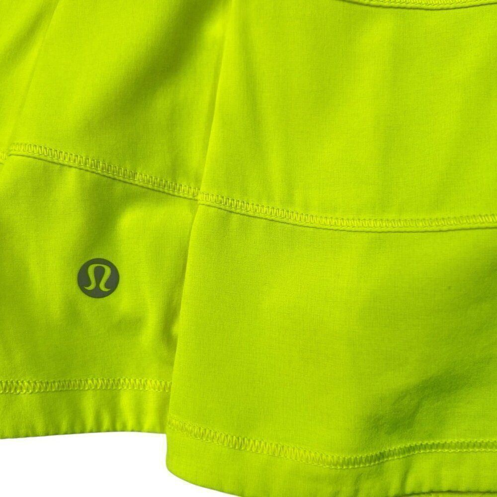 Lululemon Pace Rival Mid-Rise Skirt Highlight Yellow Size 6 - Picture 7 of 8